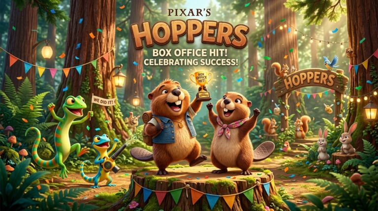 Pixar Hoppers dominated the box office with a $46M debut! Learn about Mabel Tanaka's robotic beaver adventure and why this original hit is a must-see.